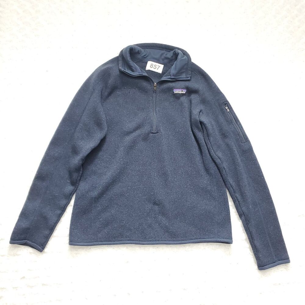 Patagonia Better Sweater Womens M Blue Long Sleeve Recycled